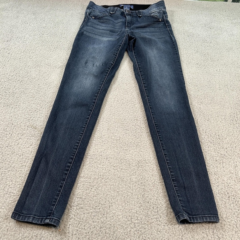 Democracy Jeans Womens 6 Blue Skinny Absolution Stretch Pull On Jegging Denim